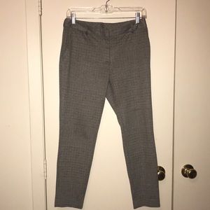 DKNY grey plaid work pants